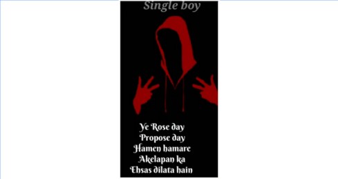 Single Boy Valentine Day Special Whatsapp Status