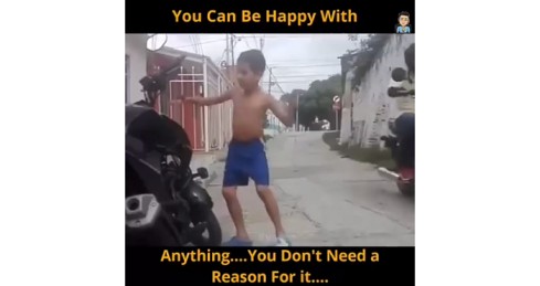 Happiness Does Not Need Reason – Funny Status Video