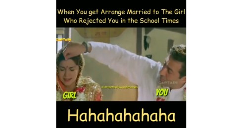 When You Get Arrange Marriage A Girl Who Rejected You In School – Funny Video