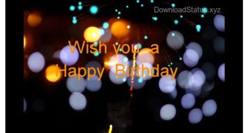 Fire Cracking Happy Birthday Whatsapp Status Video