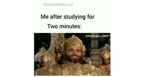 Me After Studying 15 Minutes – Funny Whatsapp Status Video