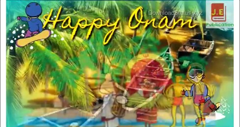Happy Onam Animated WhatsApp Status Video