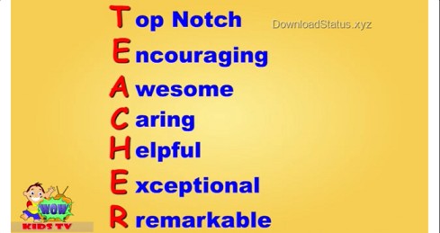 Teachers Full Meaning – Teacher Day Whatsapp Video Status
