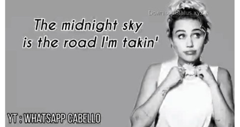 Midnight Sky By Miley Cyrus Whatsapp Status Video