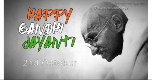 Happy Gandhi Jayanti Whatsapp Status Video