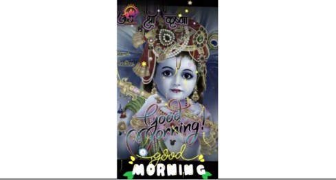 Radhe Krishna Good Morning Whatsapp Status Video