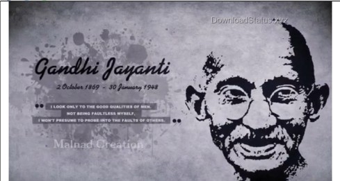 Whatsapp Status For Gandhi Jayanti