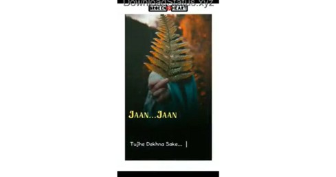 Jaan Jaan Kehke Meri Jaan Hi Le Gayi – Love Status Video