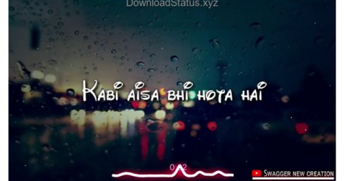 Tumhe Barish Bada Yaad Karti Hai – Love Status Video