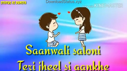 Saanwali Saloni Teri Jheel Si Aankhe – Love Status Video