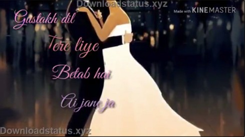 Gustakh Dil Tere Liye Betab Hai – Love Whatsapp Status Video