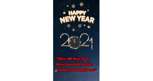 Happy New Year Wish 2021 Status Video Download