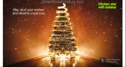 Merry Christmas Wish Status Video