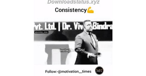 Consistency Motivational Status Video