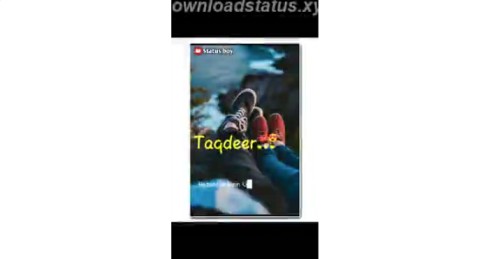 Hazaaro Mein Kisi Ko Taqdeer Aisi – Full Screen Whatsapp Status Video