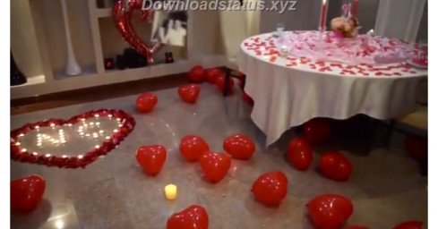Romantic Decoration – Happy Birthday Whatsapp Status Video
