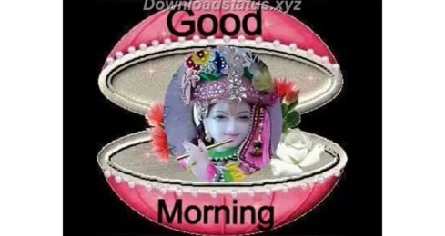 Sweet Morning My God Shri Krishna Whatsapp Status