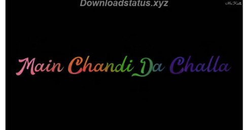 Tu Sone Di Chani Mein Chandi Da Challa – Hindi Status Video