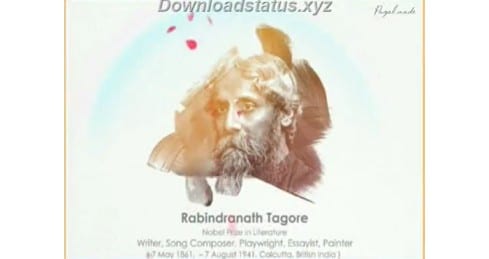 Rabindranath Birthday Whatsapp Status Tagore Jayanti