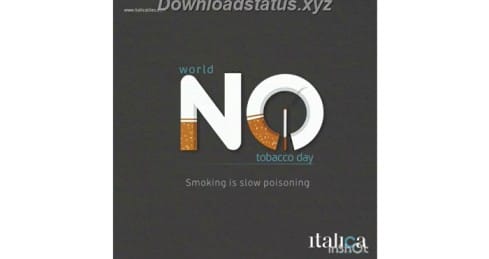 World No Tobacco Day Whatsapp Status