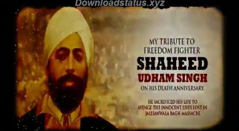 Shaheed Udham Singh Whatsapp Status