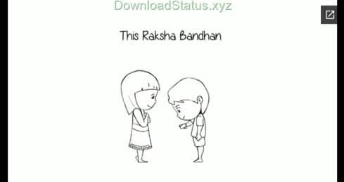 Cute Raksha Bandhan WhatsApp Status Video Download