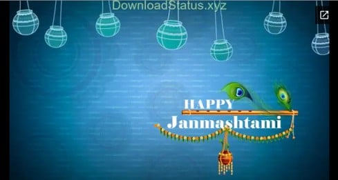 Happy Janmashtami Wishes WhatsApp Status Download