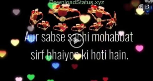 Happy Raksha Bandhan WhatsApp Status Video Download for Bhai