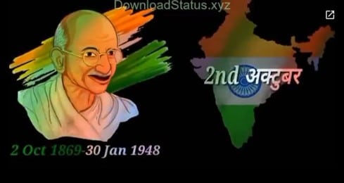 Happy Gandhi Jayanti – 2 October Special Video Status
