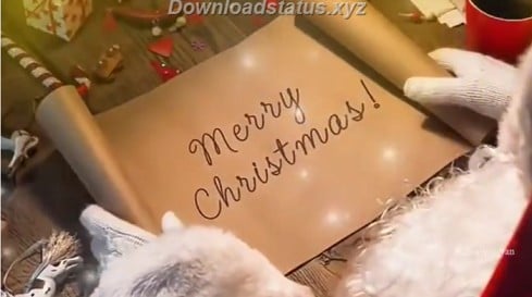Happy Christmas Merry Christmas Status Video
