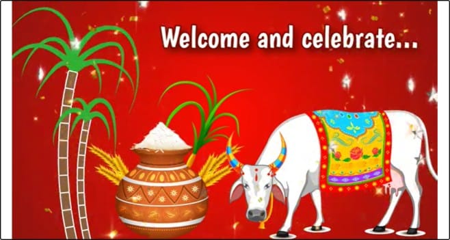 Welcome And Celebrate Pongal